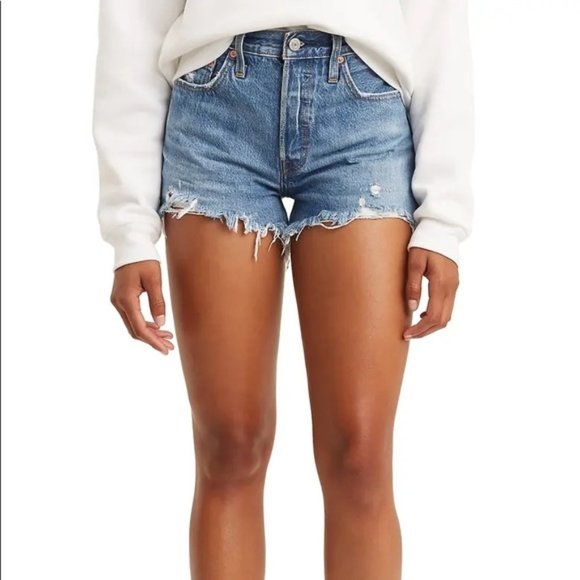 Levi's 501Original Cutoff Shorts (Athens Mid Short) - Picture 2 of 5